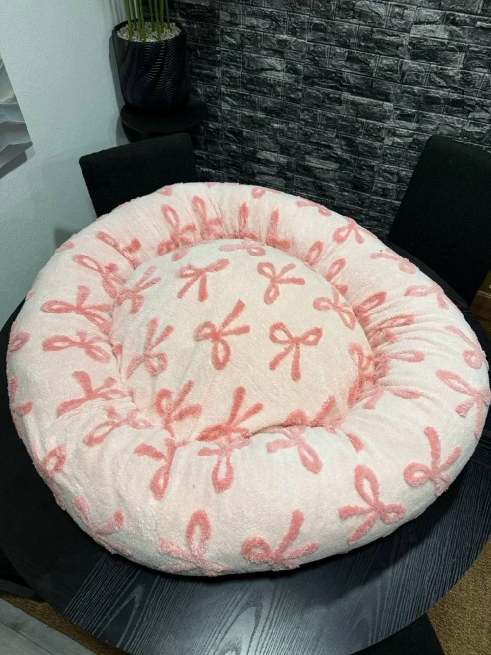 BEDSURE LARGE PINK BOWS 🎀🐾❗️ PET BED